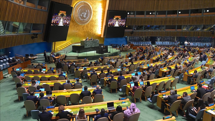 BM Genel Kurulu, Filistin halkının kendi kaderini tayin etme hakkındaki kararı kabul etti