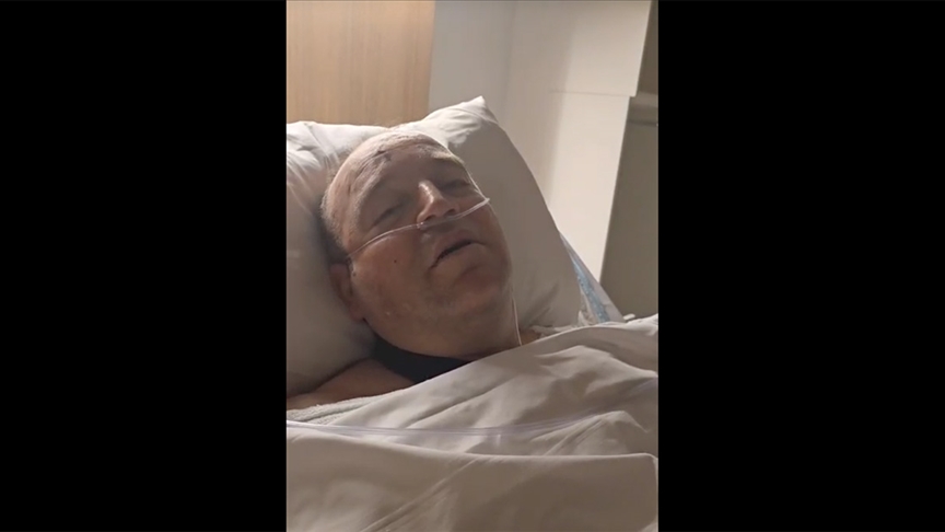 Avustralya’daki saldırıya müdahale eden Suriyeli Ahmed’in tedavi gördüğü hastanedeki görüntülerine AA ulaştı