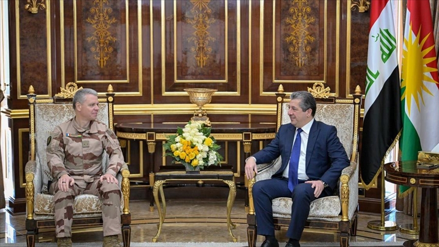 مەسرور بارزانی لەگەڵ نوێنەری باڵای فەڕەنسا لە ھاوپەیمانیی نێودەوڵەتیی دژبە داعش کۆبووەوە