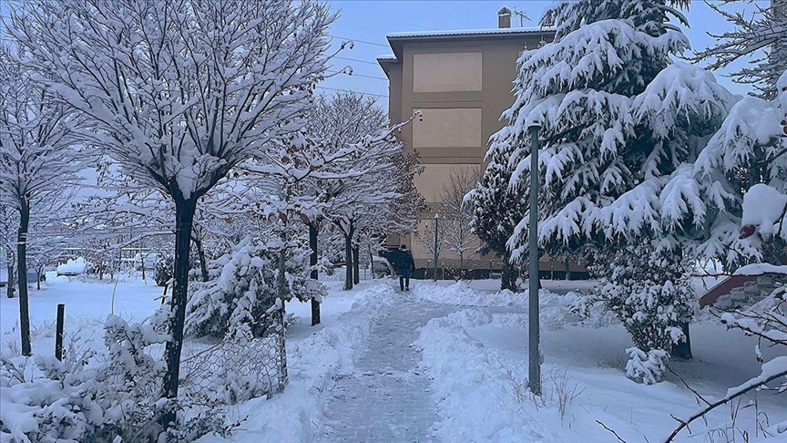 Kars, Ardahan ve Ağrı'da kar etkili oldu