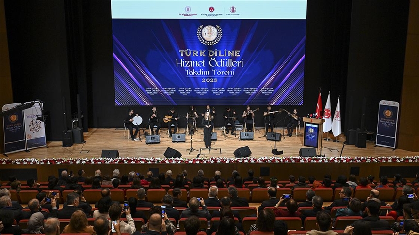 "2025 Türk Diline Hizmet Ödülleri" sahiplerini buldu