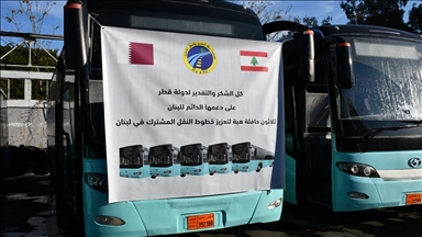 قطر تهدي لبنان 30 حافلة للنقل العام