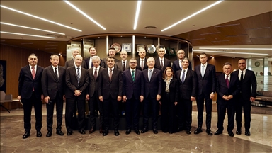 TCMB Başkanı Karahan, Bankalar Birliği Yönetim Kurulu üyeleriyle bir araya geldi