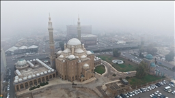 تەمێکی چڕ ھەولێری داپۆشیووە و گەشتە ئاسمانییەکانی ھەڵوەشاندووەتەوە