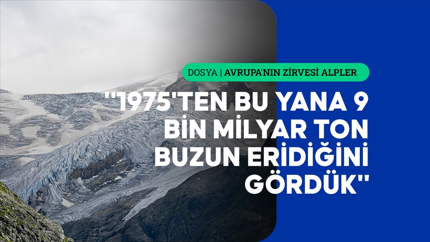 Son 10 yılda 4'te 1'i kaybedilen İsviçre Alplerindeki buzullar, yok olma tehlikesiyle karşı karşıya