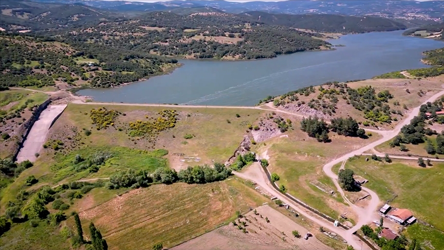 Balıkesir Savaştepe Sarıbeyler Barajı Sulaması Yenileme İnşaatı\'nda çalışmalar başladı