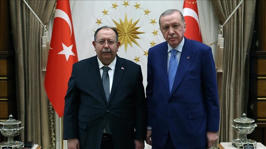 Serokomar Erdogan Serokê YSKyê Yener qebûl kir