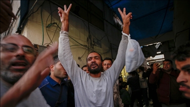 İsrail tarafından serbest bırakılan 11 Filistinli esir Gazze Şeridi'ne getirildi