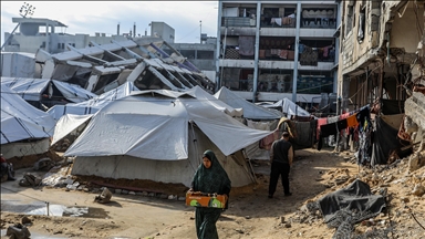 "الصليب الأحمر" يحذر من خطر انهيار المباني المتضررة على المدنيين بغزة