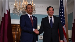 US secretary of state meets with Qatari premier amid efforts to launch phase 2 of Gaza ceasefire