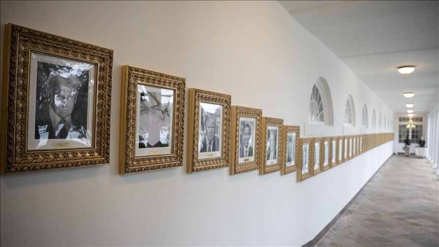 Trump adds partisan plaques to White House Presidential Walk of Fame