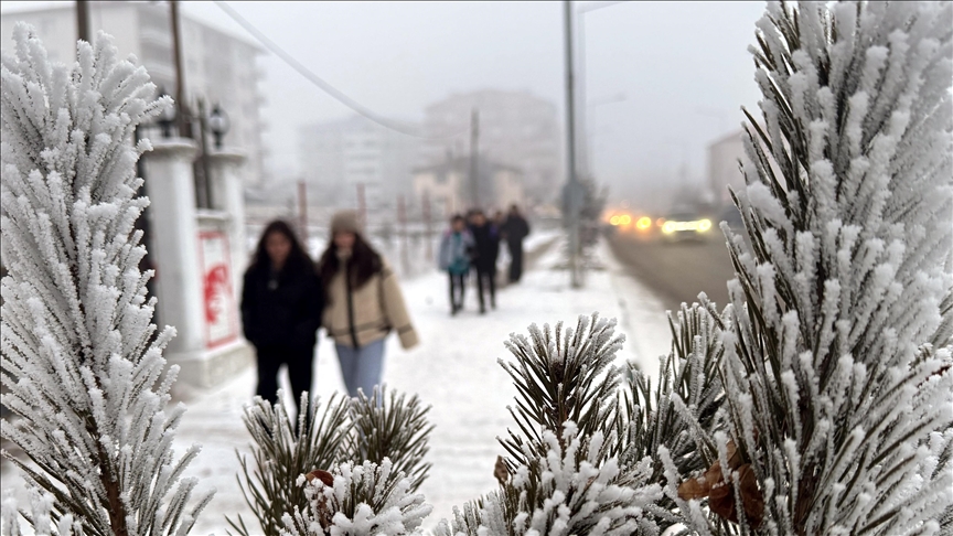 Kars, Ardahan ve Ağrı'da dondurucu soğuklar etkisini sürdürüyor