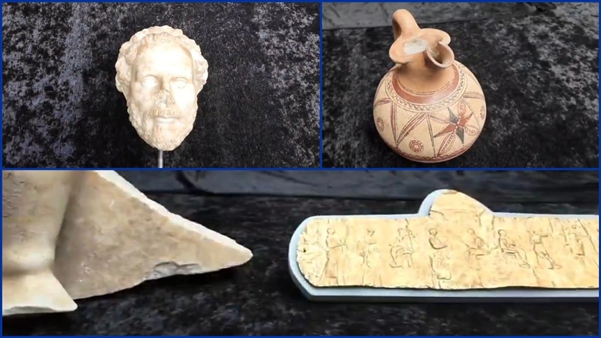 Bubon bronze emperor statue, Demosthenes head, other artifacts returned to Türkiye from US