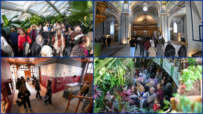 Konya\'nın tarihi ve turistik mekanları, Mevlana\'yı Anma Törenleri\'nde yaklaşık 120 bin kişiyi ağırladı