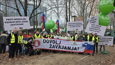 Slovenski farmeri pridružili se masovnom protestu protiv sporazuma Mercosur u Briselu