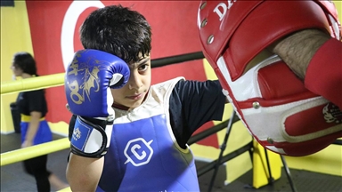 Okuldan kaçtığı için ablasının spora yönlendirdiği çocuk, başarılarıyla dikkati çekiyor