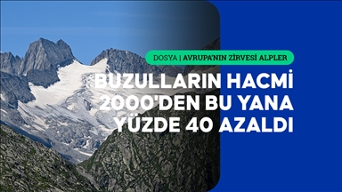İsviçre Alpleri'ndeki buzullar, 2100'e kadar yüzde 90'ını kaybetme tehlikesiyle karşı karşıya 