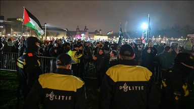 Holandija: Policija privela propalestinske demonstrante u Amsterdamu