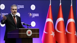 Turkish foreign minister addresses nation's ambassadors at conference in capital