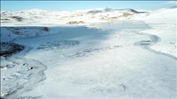 Li Agiriyê Bendava Derecikê qeşa girt