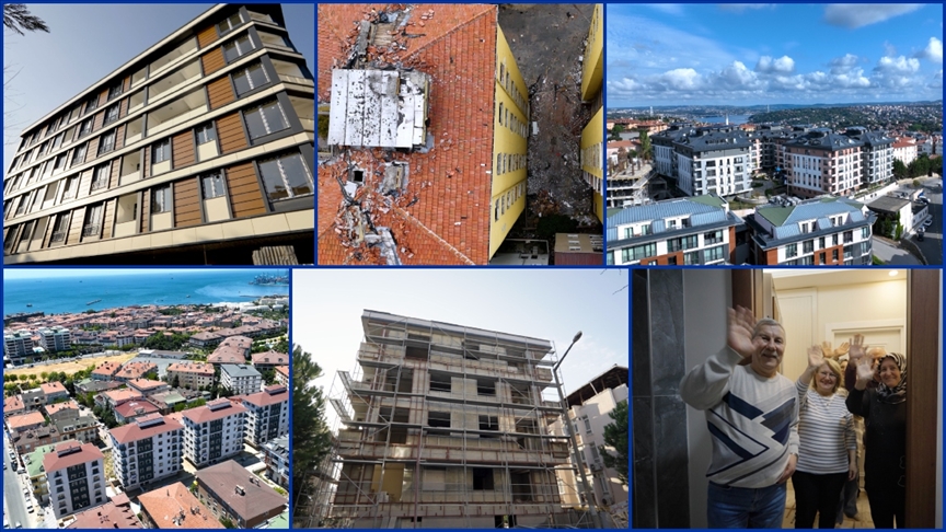 Türkiye genelinde kentsel dönüşümle 2,3 milyonu aşkın bağımsız birim yenileniyor