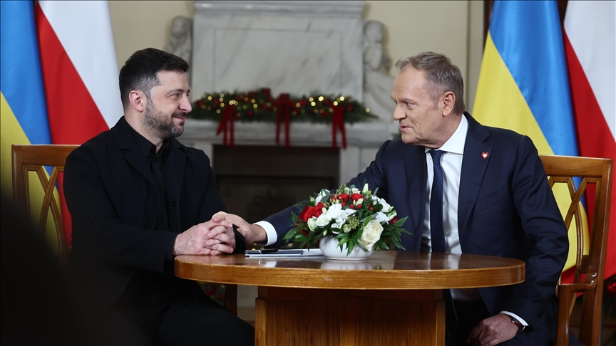 Polish Premier Tusk calls Ukrainian President Zelenskyy 'a hero in Poland'