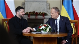 Polish Premier Tusk calls Ukrainian President Zelenskyy 'a hero in Poland'
