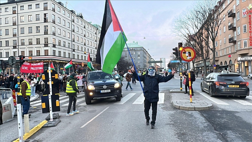 Suède : des manifestants dénoncent la violation du cessez-le-feu à Gaza par Israël