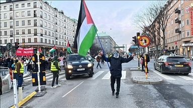 İsveç ve Almanya'da ateşkes anlaşmasına uymayan İsrail protesto edildi