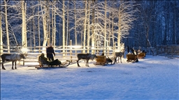 Kuzey Kutup Dairesi'nin üzerinden geçen masalsı Fin kenti