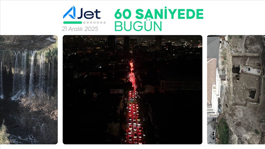 60 saniyede bugün (21 Aralık 2025)