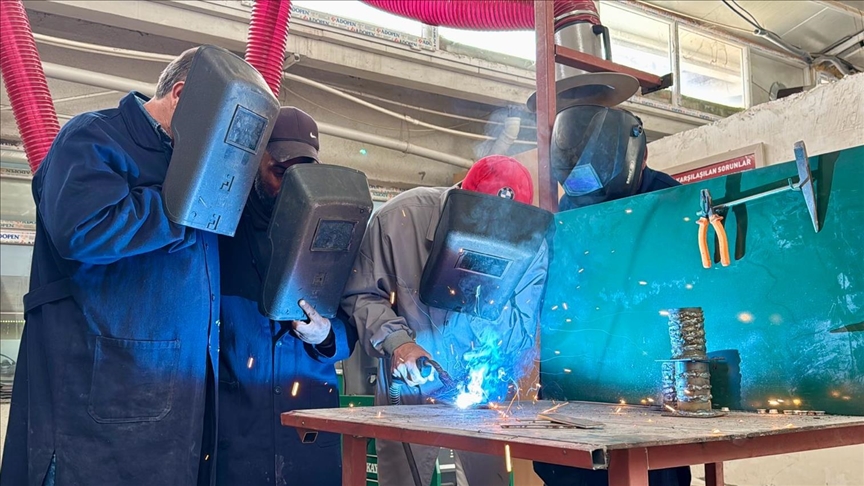 Kaynakçılığı öğrenen yükümlüler meslek sahibi oldu