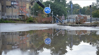 Fransa'nın güneyinde şiddetli yağışlar nedeniyle turuncu alarm verildi