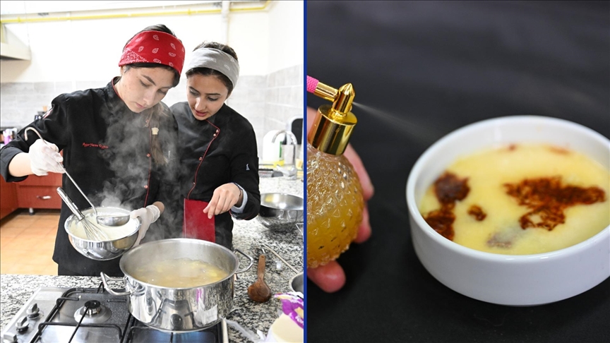 Üniversite öğrencileri Osmanlı yemeklerini "yenilebilir parfümlerle" pazarlamak istiyor