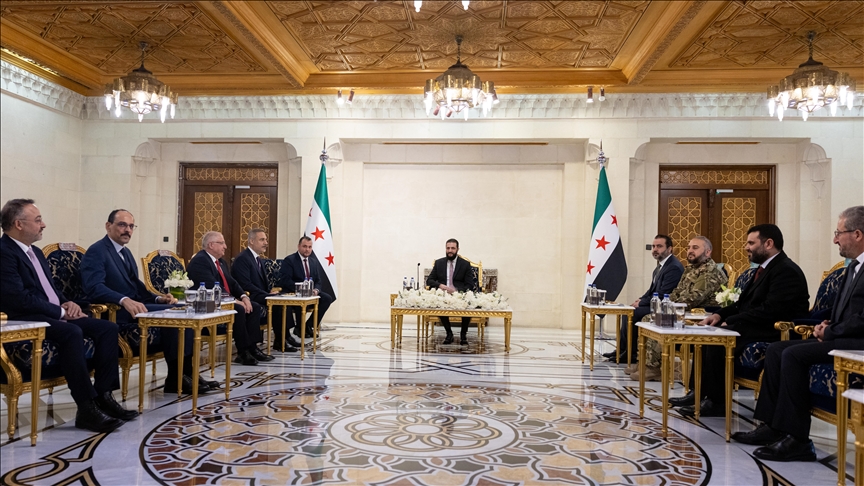 سەرکۆماری سووریا پێشوازی کرد لە شاندێکی باڵای تورکیا