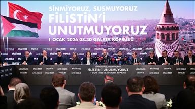 Galata Köprüsü'nde 1 Ocak'ta düzenlenecek Filistin eylemi için ortak çağrı