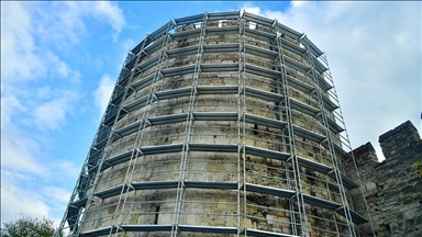 Yedikule Hisarı'ndaki Hazine Kulesi restore ediliyor