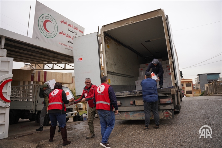 مانگی سووری تورکی کۆمەک و هاوکاری پێشکەش بە لێقەوماوانی چەمچەماڵ کرد