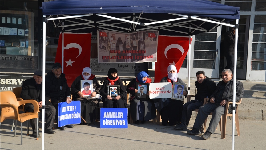 Malbatên Mûşî yên ku dixwazin bigihêjin ewladên xwe, çalakiya li ber avahiya DEM Partiyê domand