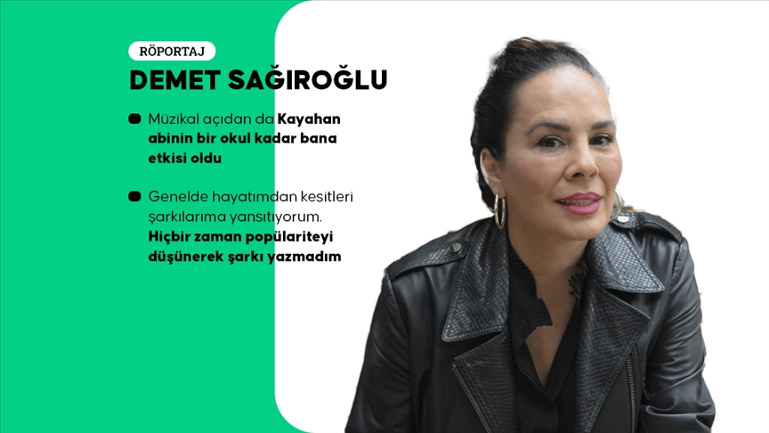 Unutulmaz şarkılara imza atan Demet Sağıroğlu: Türkiye'den hemen herkesle aynı sahneyi paylaştım