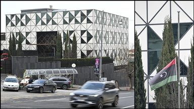 На здании посольства Ливии в Анкаре приспустили флаги