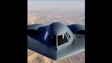 İsrail'den İran'a B-2 bombardıman uçaklı animasyonla gönderme