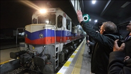 Yeni sezonun ilk seferine çıkan Turistik Doğu Ekspresi son durağı Kars'a ulaştı 