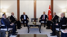 فيدان يبحث مع وفد من حماس مستجدات الأوضاع