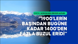 Alplerin bütün buzulları risk altında