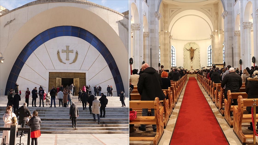 Во Албанија и Косово христијанските верници го одбележуваат Божиќ