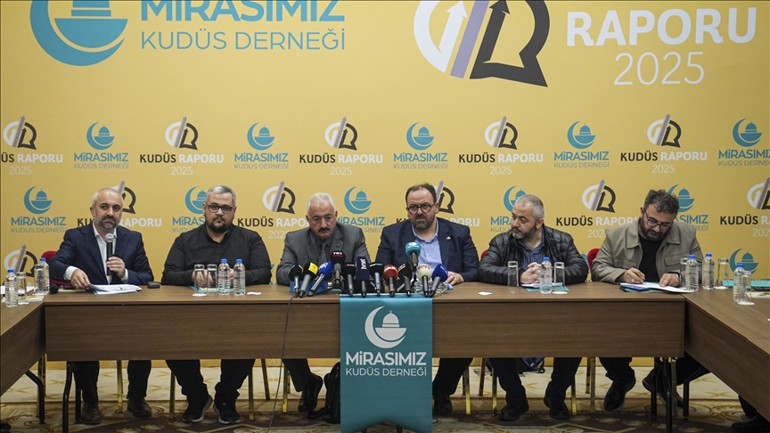 Mirasımız Kudüs Derneğinin "Genişletilmiş 2025 Kudüs Raporu" açıklandı