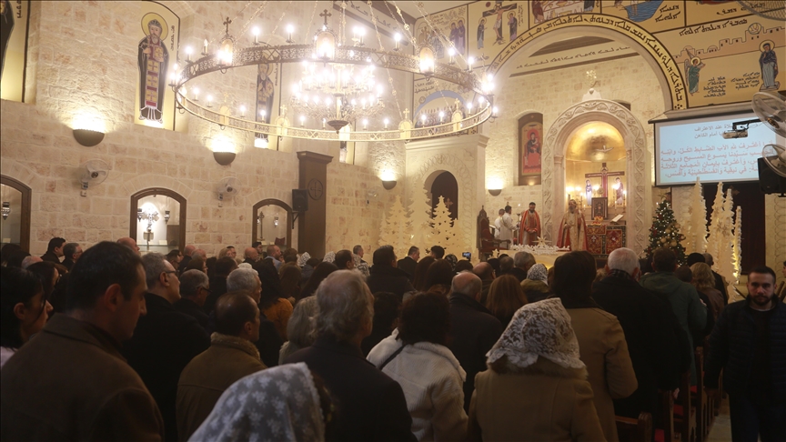 Las comunidades cristianas de toda Siria celebraron la Navidad haciendo un llamado a la paz y la unidad