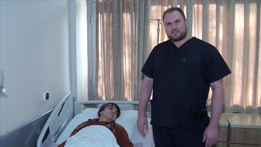 Şanlıurfa'da karnından 25 santimetrelik kist çıkarılan kadın sağlığına kavuştu