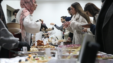 Avusturya'nın başkenti Viyana'da Gazze için kermes düzenlendi